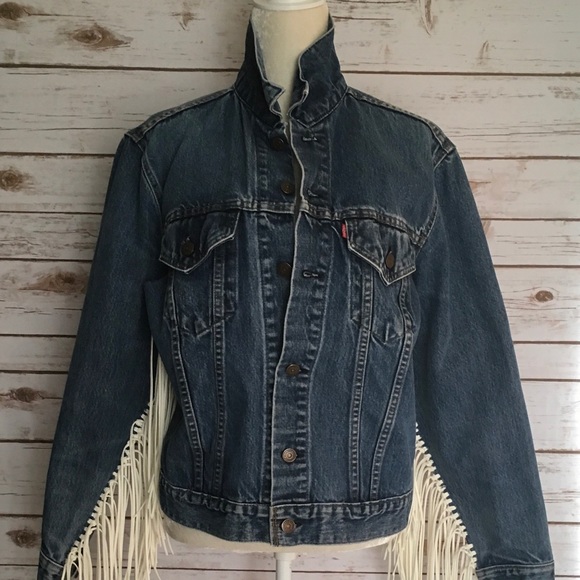 Custom vintage Levi Fringe jacket - Picture 4 of 5